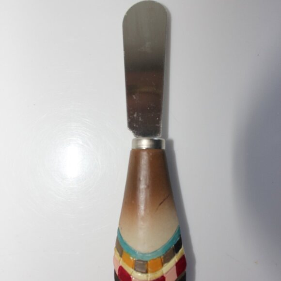Thanksgiving Turkey Dip Resin Holder with Five Dip/Cheese Spreaders - Picture 6 of 13